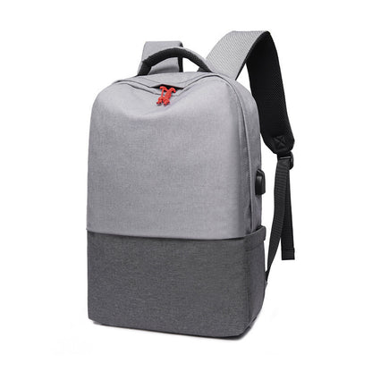 Computer bag backpack leisure student-functional USB charging knapsack