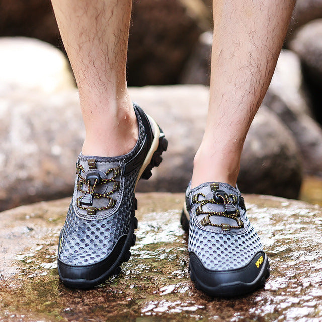 Breathable Net Shoes Men's Outdoor Light Fishing Wading Shoes