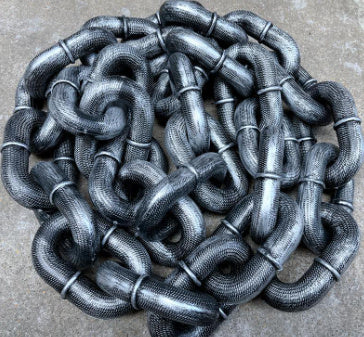 Simulation Iron Chain Props Halloween Haunted House Chamber Plastic