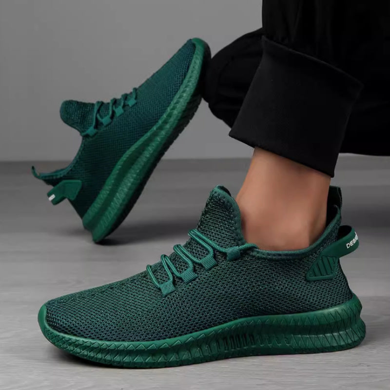 Sports Shoes Breathable  Summer Shoes Men's Sports Shoes Breathable Fly Woven Low Cut