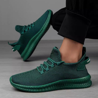 Sports Shoes Breathable  Summer Shoes Men's Sports Shoes Breathable Fly Woven Low Cut