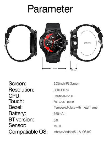 Blood Pressure Blood Oxygen Watch Call Heart Rate Blood Pressure Blood Oxygen Watch
