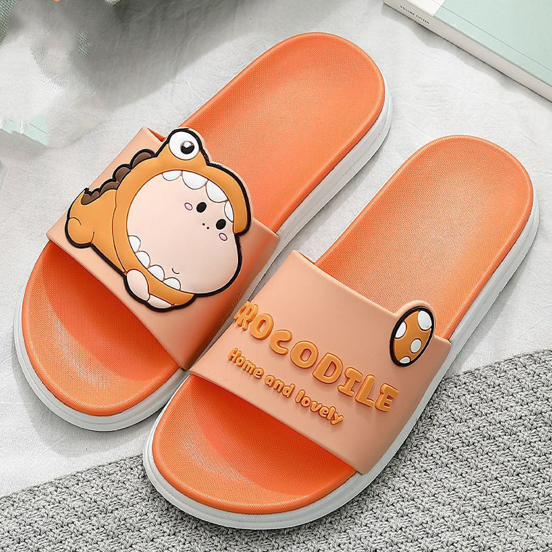 Dinosaur Slippers Cute Cartoon Fashionable Household Dinosaur Slippers