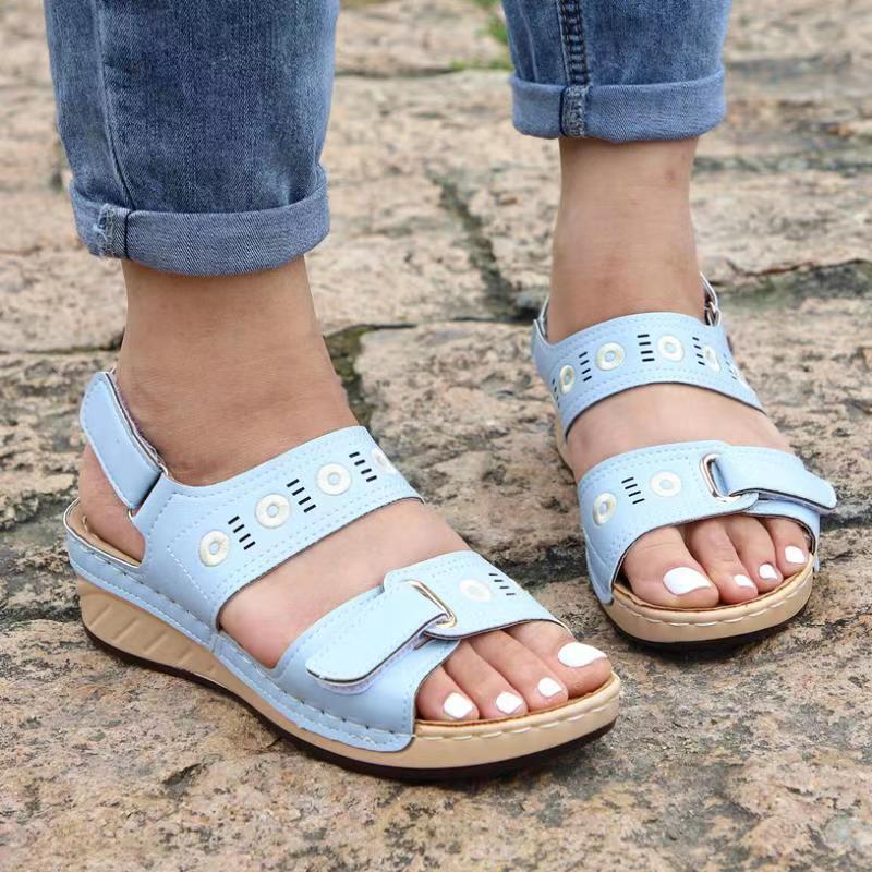 Wedge Heel Casual Women's Shoes New Style Large Size Fashion Platform Wedge Heel Casual Women's Shoes