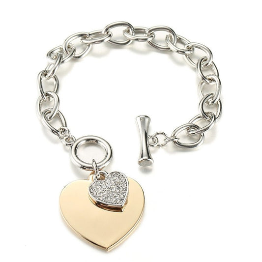 Bracelet Peach Heart Diamond Bracelet