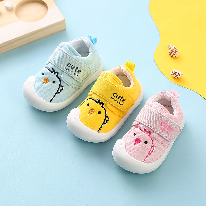 Children's indoor shoes antiskid girl's canvas shoes