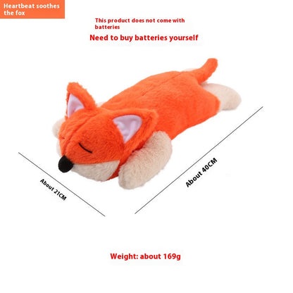 Dog Toy Heart Simulator Plush Toy Comfort Accompany