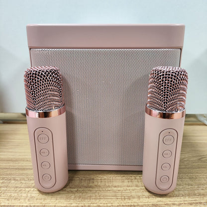 Wireless Microphone Audio Home Karaoke Speaker 203 Bluetooth Speaker Wireless Microphone Audio