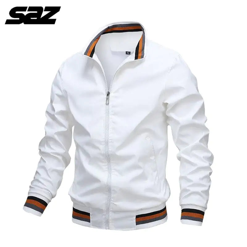 Men’s Casual Stand-up Collar Jacket - sumet.shop