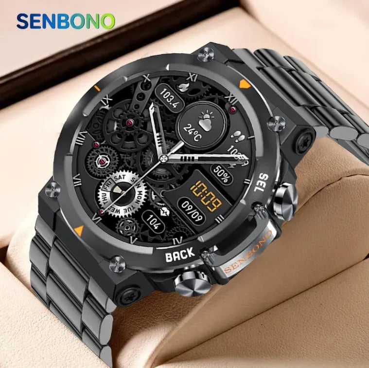 Big Screen Watch MAX18 Men Smartwatch AMOLED1.43inch Big Screen BT Calls Gesture Control AI Voice Sports Smart Watch Men