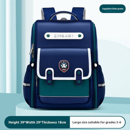 Lightweight Schoolbag Lightweight  New Sesame Baby Primary School Schoolbag Grade 1-3-6 British Style Boys' Schoolbag Lightweight Girls Backpack