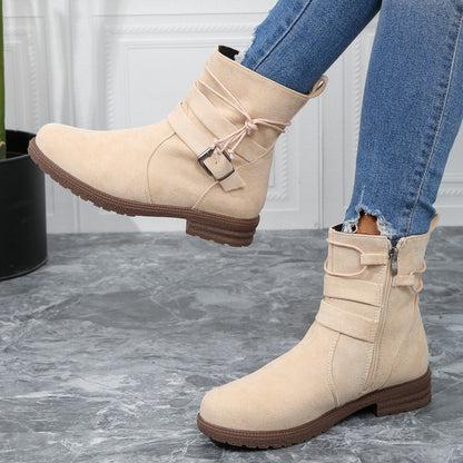 Women's Fashion Boots Casual Retro Martin Boots
