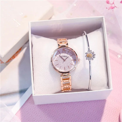 Small dial Watch Female Student Korean Version Of Simple Temperament Small Dial
