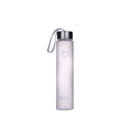 Frosted Plastic Cup Creative Fashion Candy Color H2O Transparent Frosted Plastic Cup