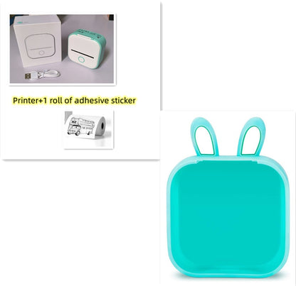 Portable Mini Thermal Label Printer Home Photo Printer Bluetooth-compatible Mini