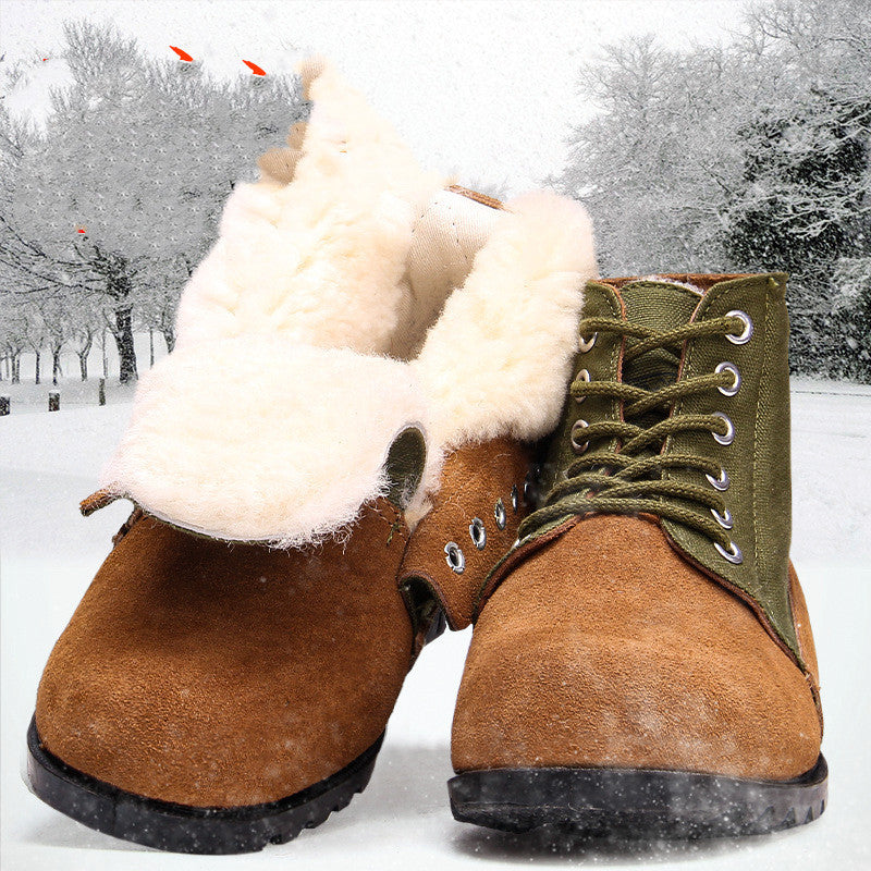 Big Toe Boots Shoes Winter Vintage Labor Insurance Big Toe Shoes