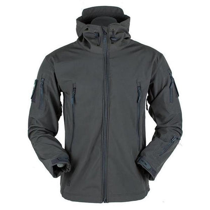 Windproof Hooded Jacket Soft Shell Jacket Men Windproof Hooded Jacket