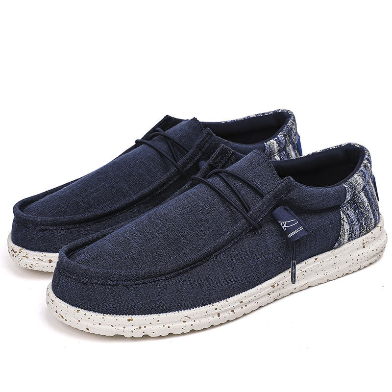 Breathable Casual Canvas Shoes Men's Patchwork Breathable Casual Canvas Shoes