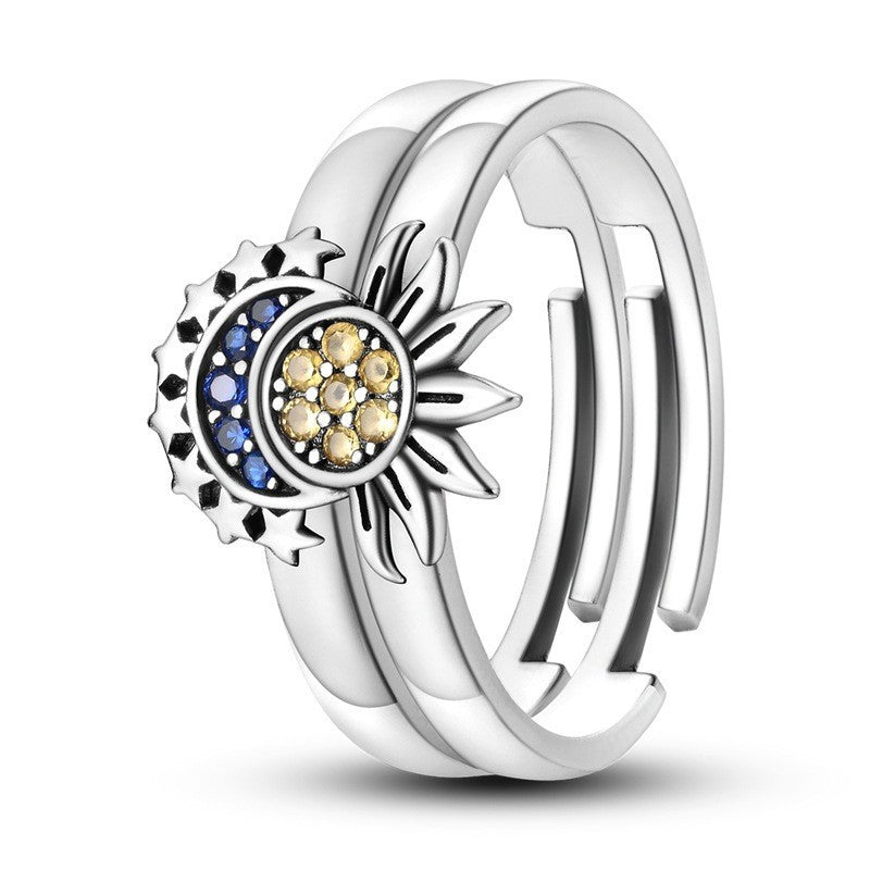 Couple Rings Fashion Sun Moon Tonghui Couple Couple Rings