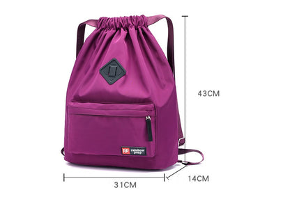 waterproof travel backpack Drawstring bag travel backpack men and women waterproof