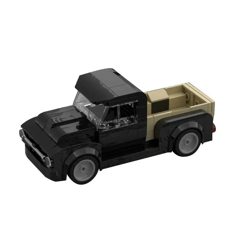 Model Building Blocks Toys Children's Fashion Simple American Pickup Model Building Blocks Toys