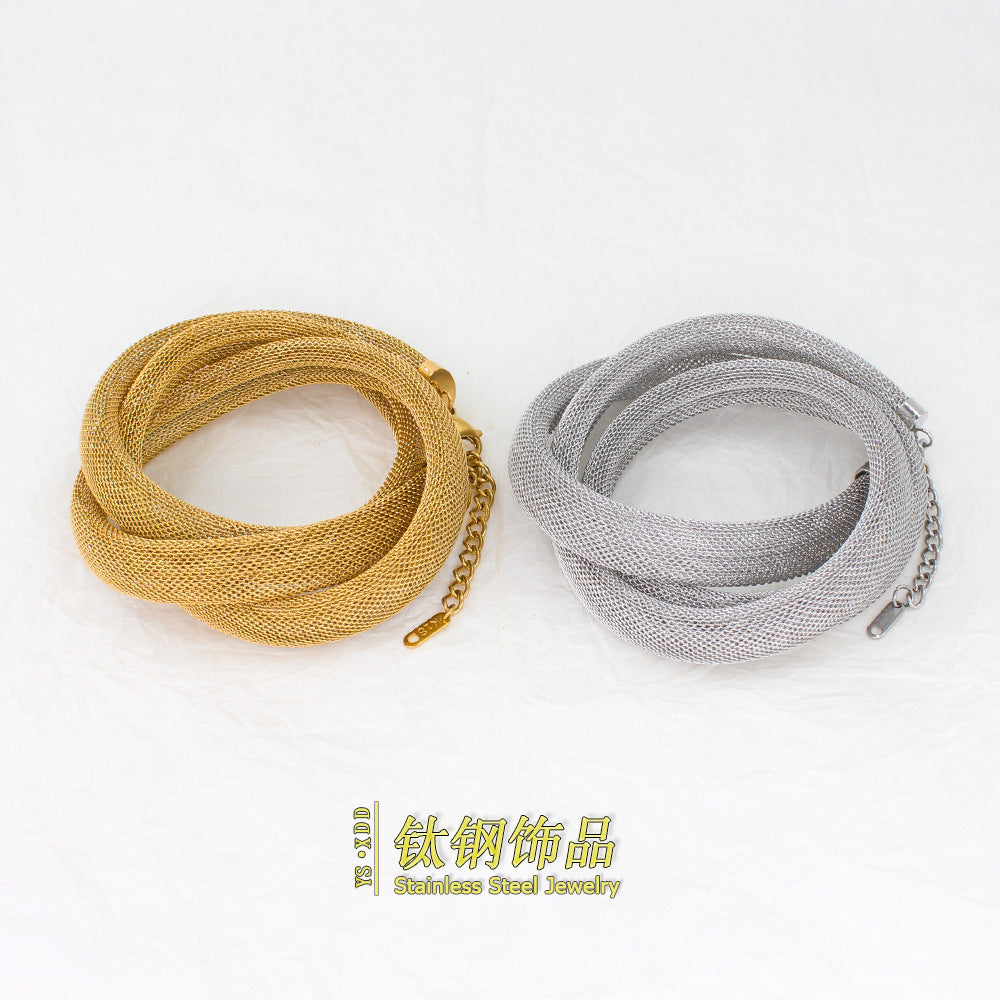 Metal Winding Twin Bracelet - sumet.shop