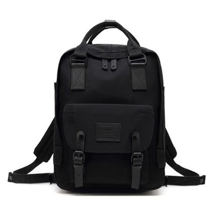 women's backpack Pure color men's and women's backpack