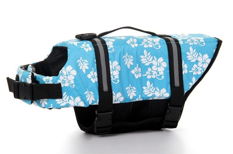 Pet swimwear cute dog life jacket dog swimwear big middle dog safety coat