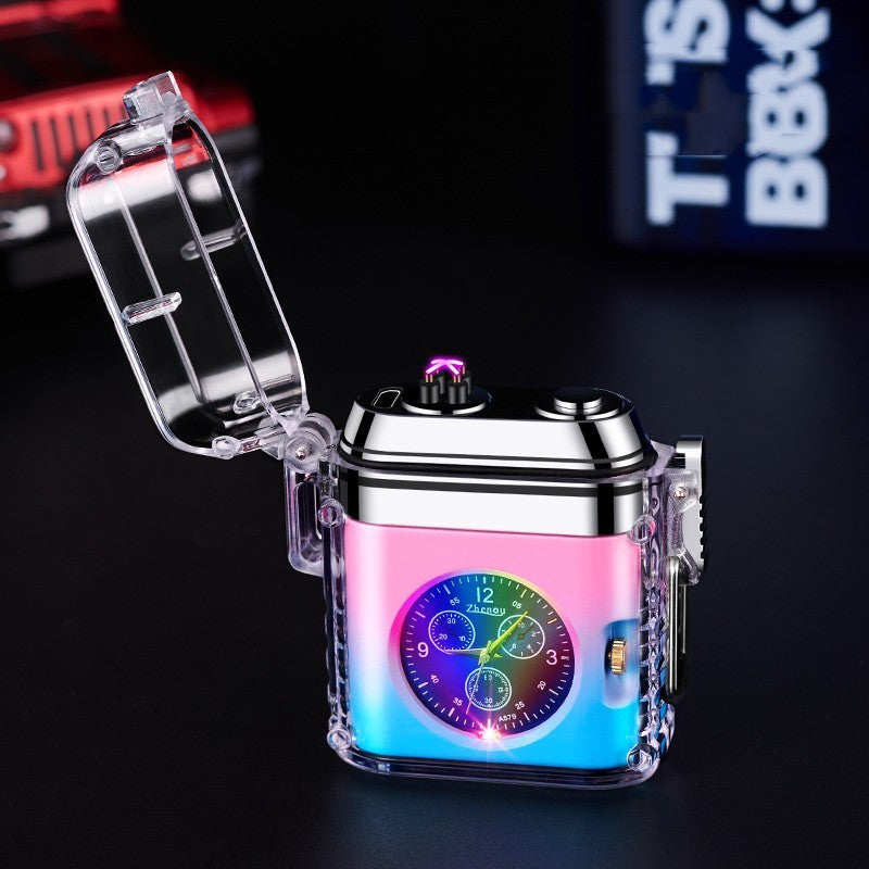 Waterproof Lighter Creative Clock Charging