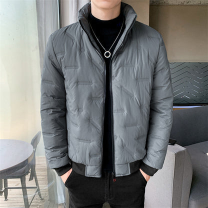 Thick Warm Stand Collar Cotton-padded Coat