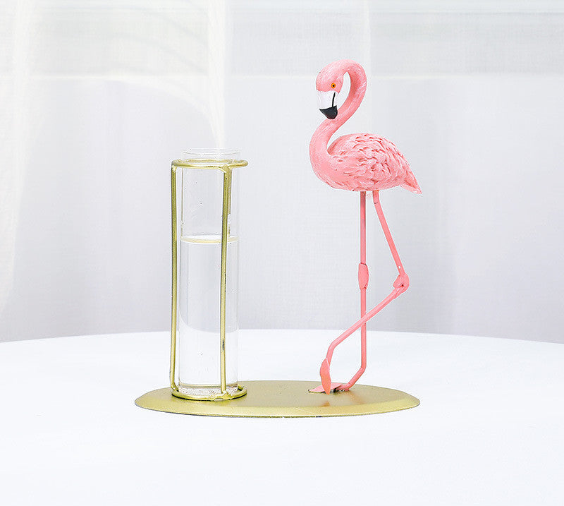 Room Decoration Girls Bedroom Flamingo Hydroponic Decoration - sumet.shop