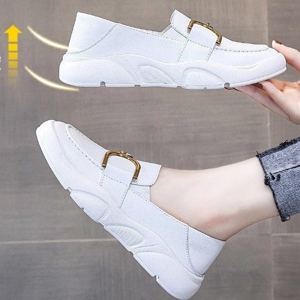 Leather Casual Shoes All-match Summer Leather Casual Shoes For Students