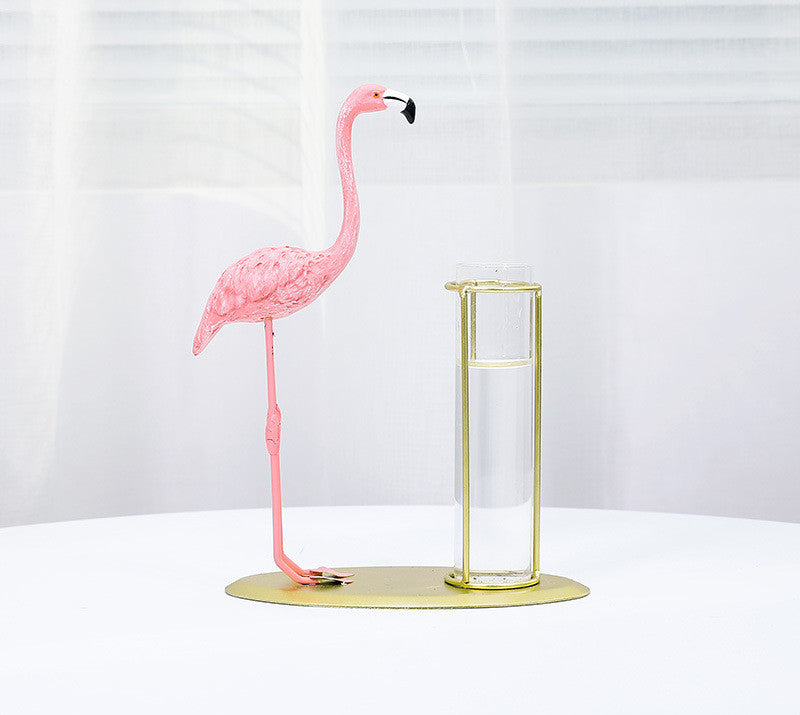 Room Decoration Girls Bedroom Flamingo Hydroponic Decoration - sumet.shop