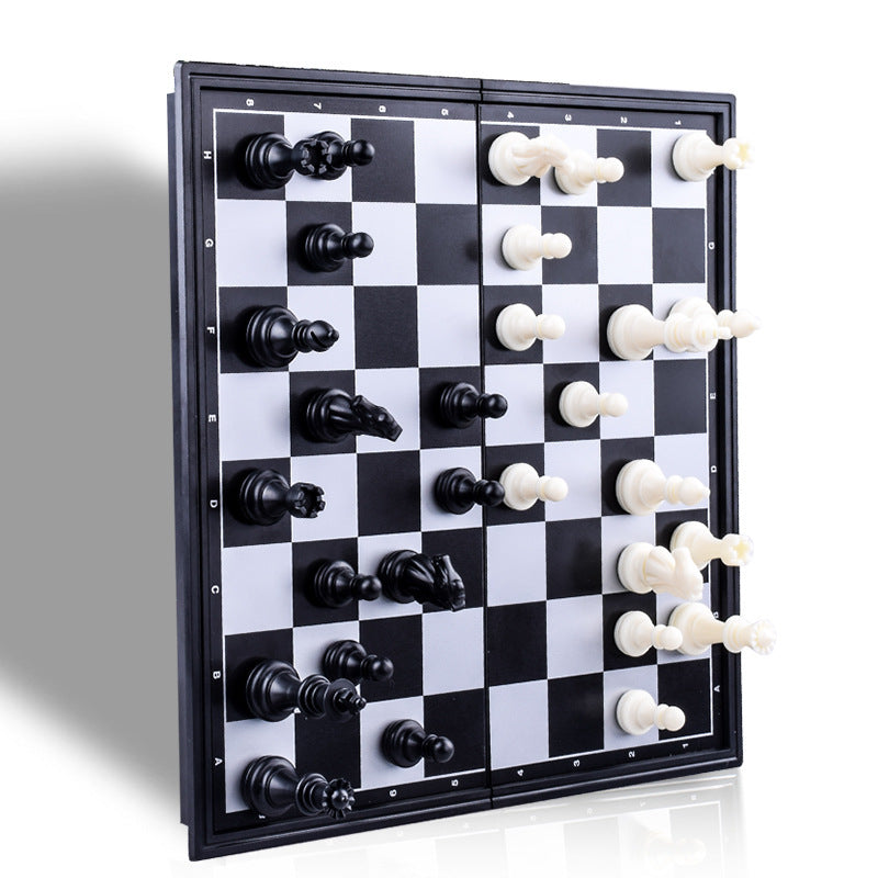 Three In One Magnetic Chess Checkers Backgammon