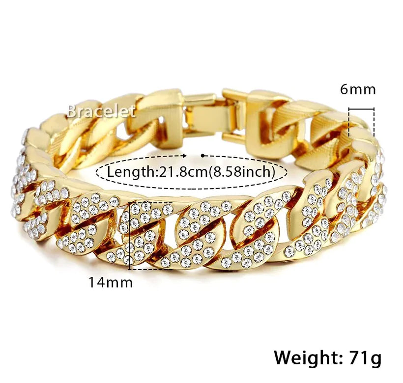 Gold Chain Bracelet For Men - sumet.shop