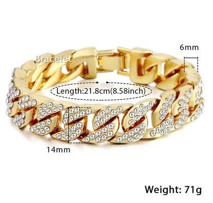 Gold Chain Bracelet For Men - sumet.shop