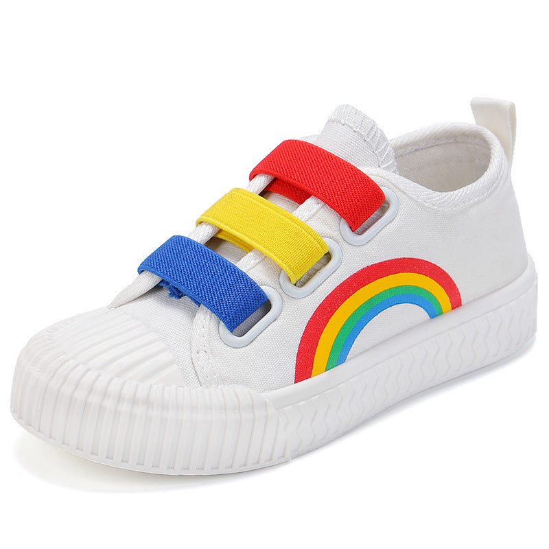 Boys And Girls Sneakers Spring Rainbow Boys And Girls Sneakers Canvas Shoes