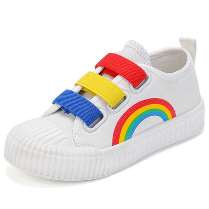 Boys And Girls Sneakers Spring Rainbow Boys And Girls Sneakers Canvas Shoes