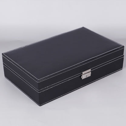 Leather 8-digit Watch Jewelry Gift Storage Display Box