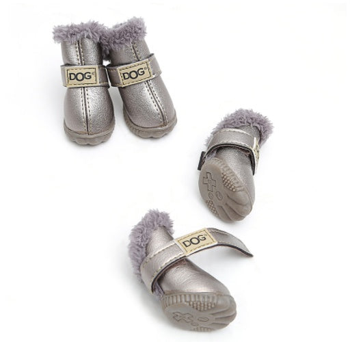 Dog Snow Boots Thick Snow Boots Keep Warm Teddy Autumn And Winter VIP Shoes