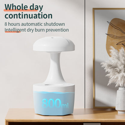 Anti Gravity USB Air Water Droplet Cool Mist Aromatherapy Humidifier