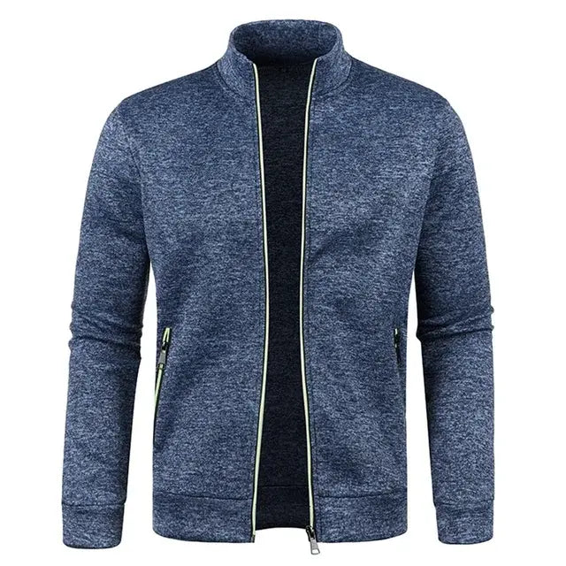 Men Zipper Jackets Standing Collar - sumet.shop