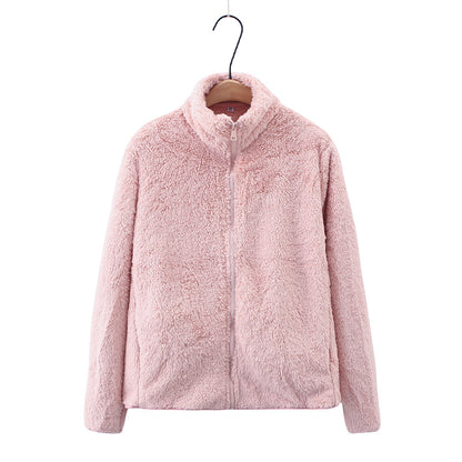 Women's Polar Fleece Thermal Zipper Jacket