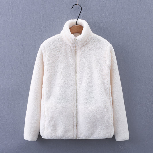 Women's Polar Fleece Thermal Zipper Jacket