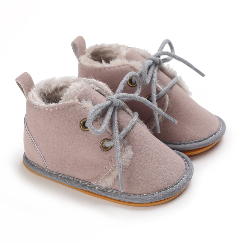 Baby's Shoes Winter 0-1 Years Old Rubber Sole Male And Female Baby