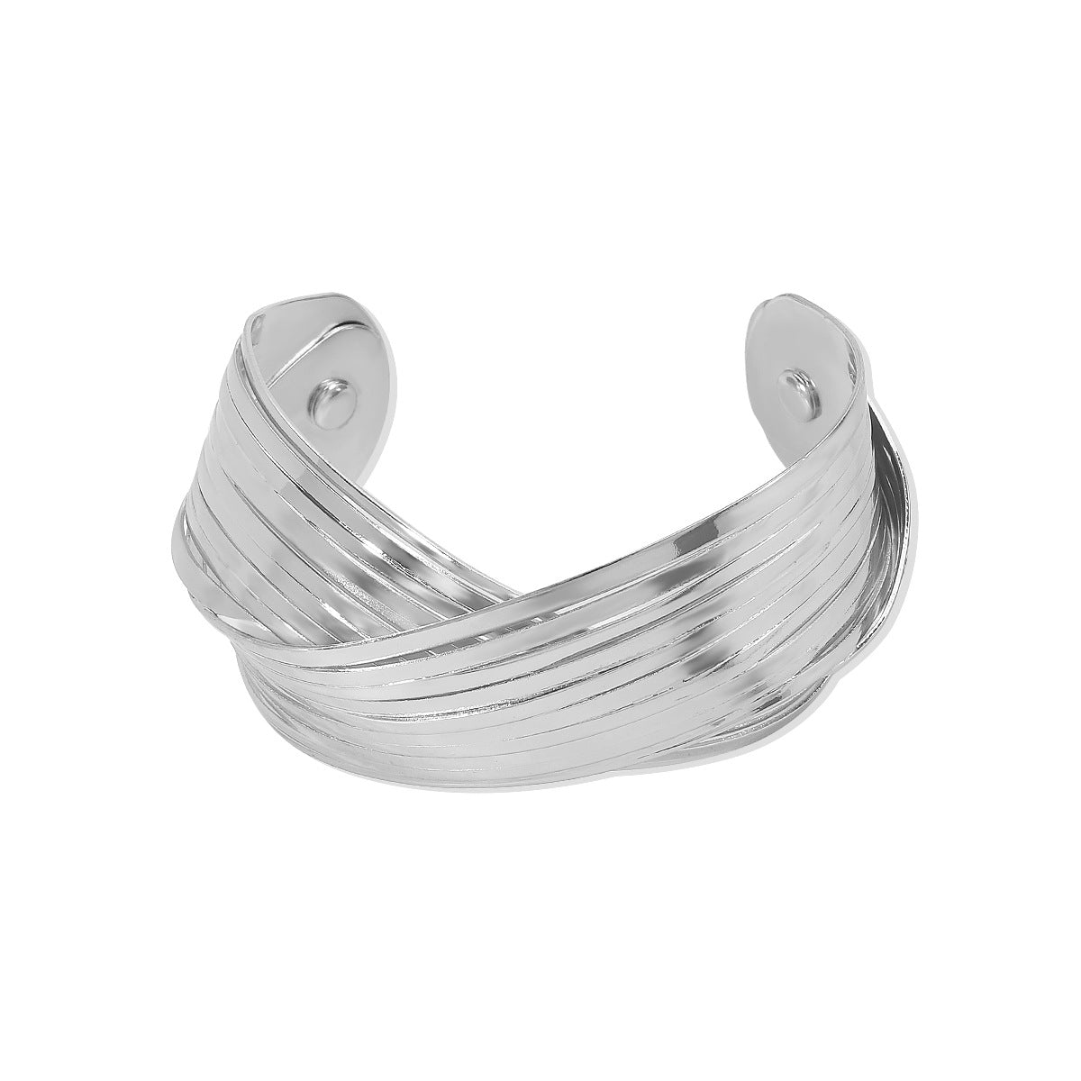 High Profile Fashion Design Linear Glossy Bracelet Hollow Out - sumet.shop