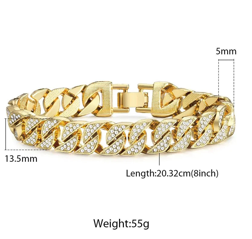 Gold Chain Bracelet For Men - sumet.shop