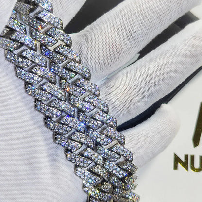 Gold Plated Iced Out Chain for Men and Women Cuban Chain Necklace - sumet.shop