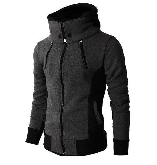 Double Zipper Hoodie Jacket for Men - sumet.shop