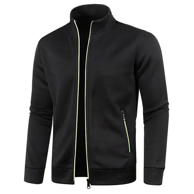 Men Zipper Jackets Standing Collar - sumet.shop